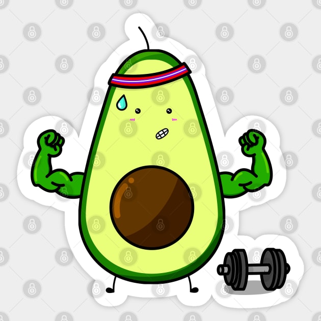 Gym-ocado Sticker by ShutterStudios